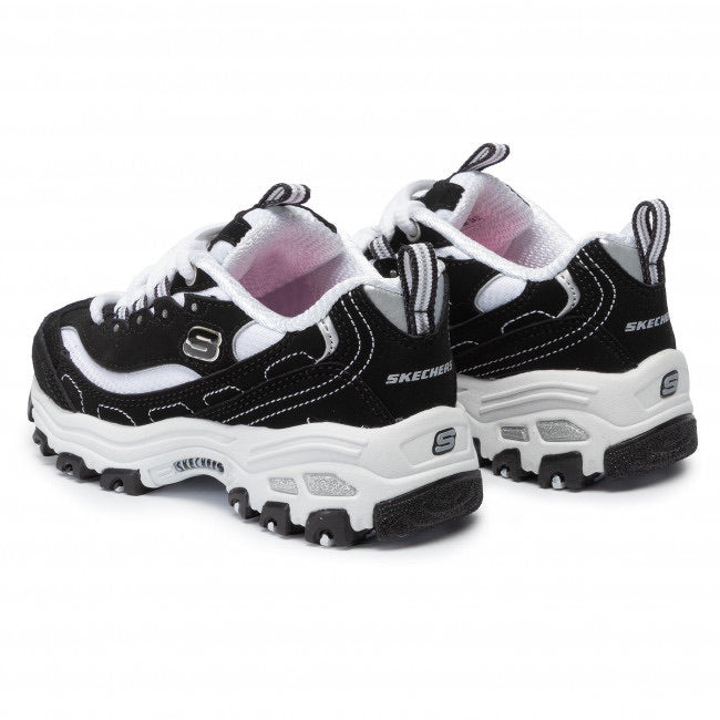 Skechers Kids D'Lites Biggest Fan Black Trainers 80587L