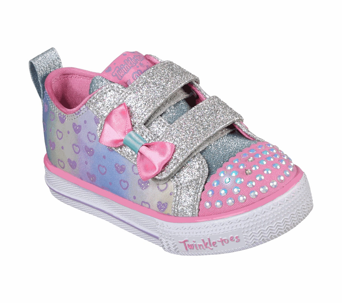 Skechers Junior Skechers Glitter Slip Ons Skechers Kids Baby