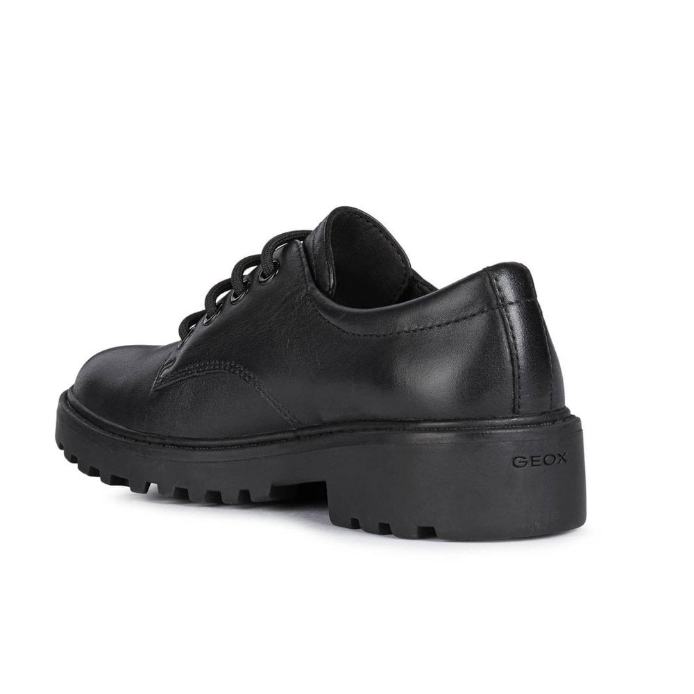 Geox J0420C 00043 C9999 Casey Girls Black Leather