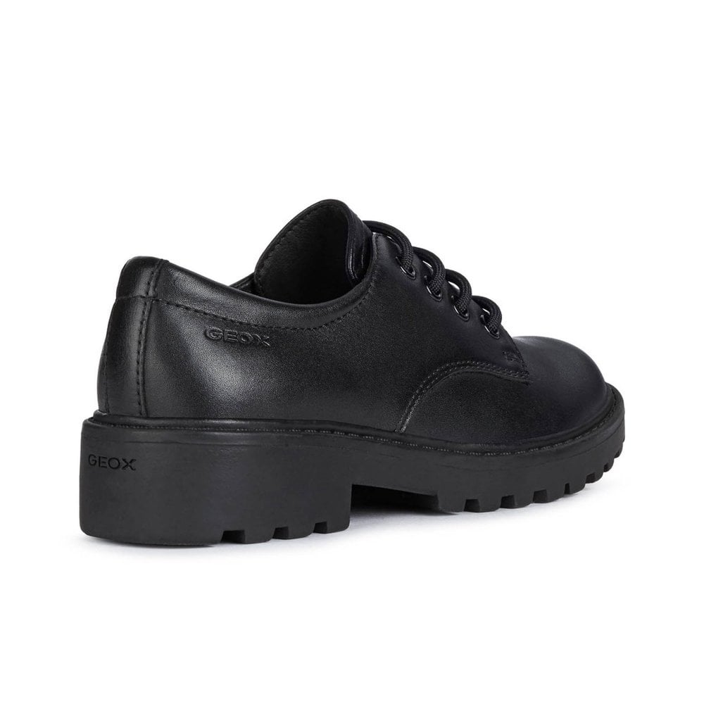 Geox J0420C 00043 C9999 Casey Girls Black Leather