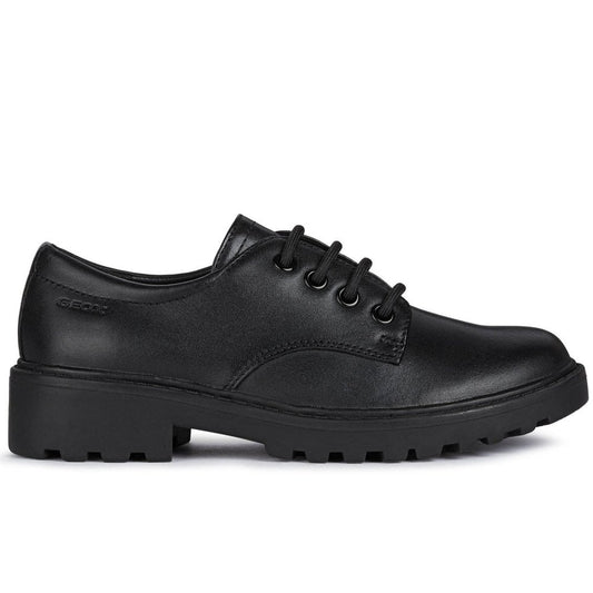 Geox J0420C 00043 C9999 Casey Girls Black Leather