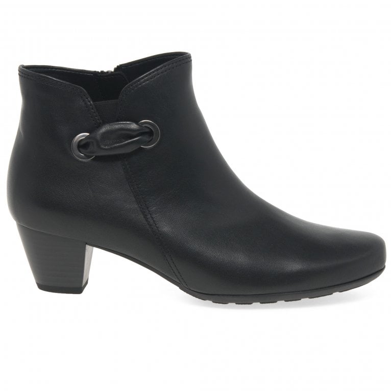 Gabor 52.827.57 Ladies Keegan 2 Black Ankle Boots