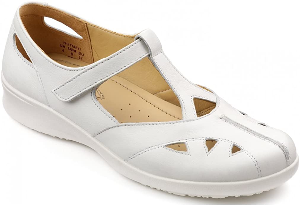 Hotter Ladies Nutmeg White – Chequers Shoes