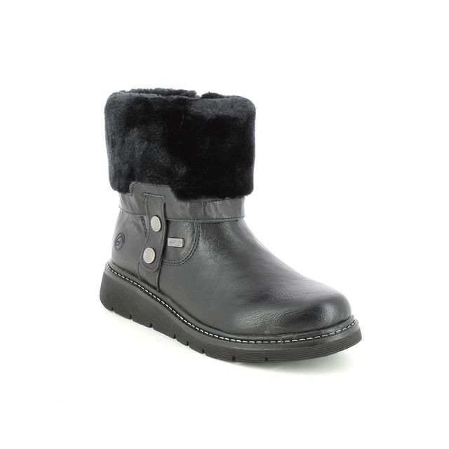 Remonte D3976-02 Black Mid Calf Boot