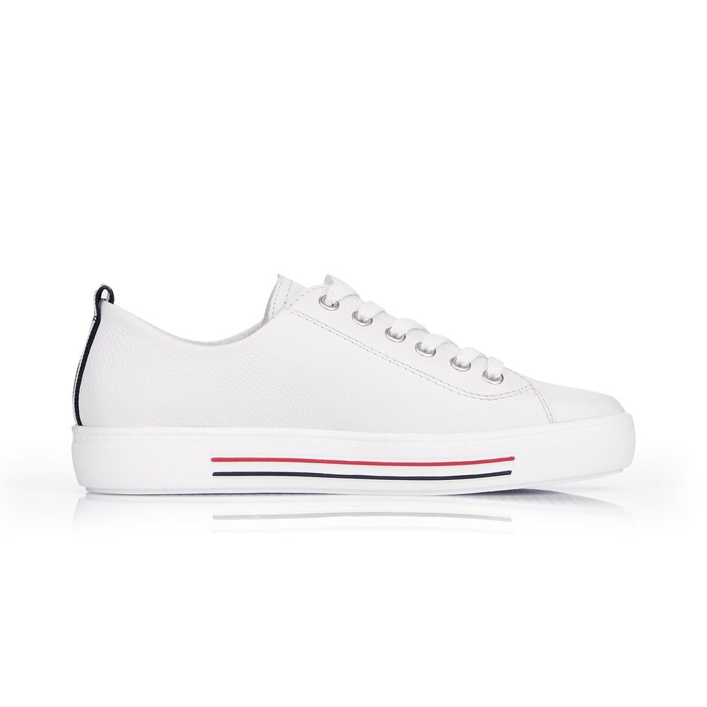 Remonte Ladies Trainer Shoes White D0900-80