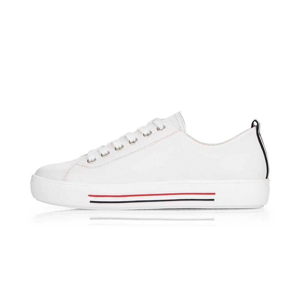 Remonte Ladies Trainer Shoes White D0900-80