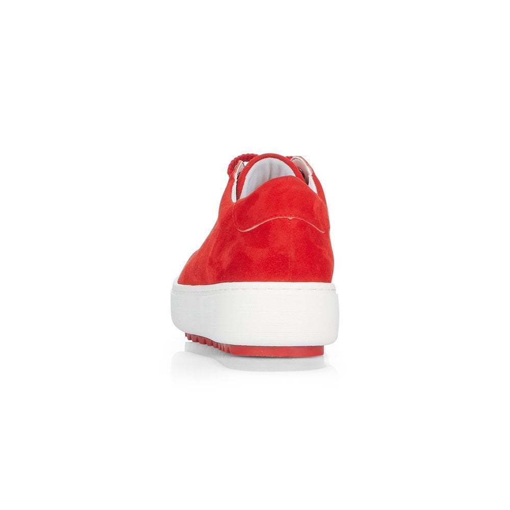 Remonte Ladies Red Trainer Shoes D1004-33