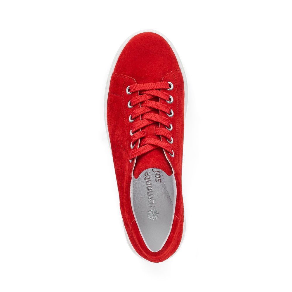 Remonte Ladies Red Trainer Shoes D1004-33