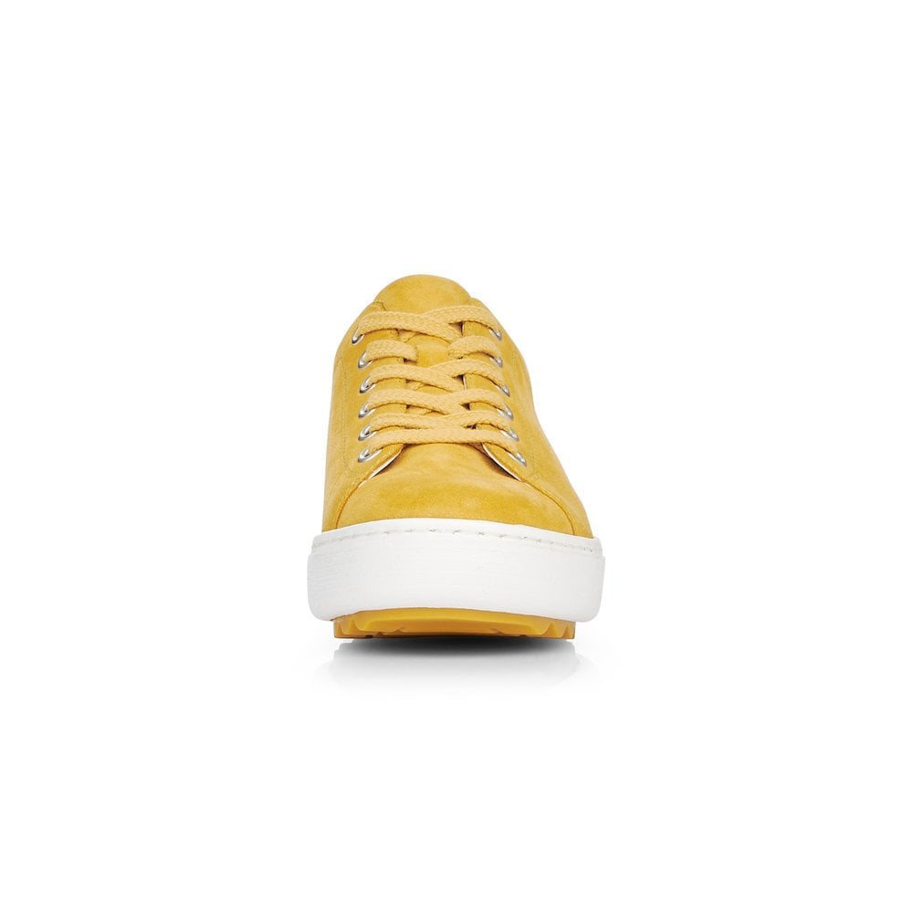 Remonte Ladies Yellow Trainer Shoes D1004-68