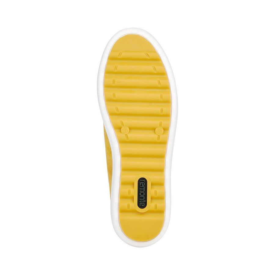 Remonte Ladies Yellow Trainer Shoes D1004-68