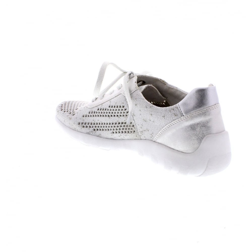 Remonte Ladies White Casual Trainer Shoes R3503-80