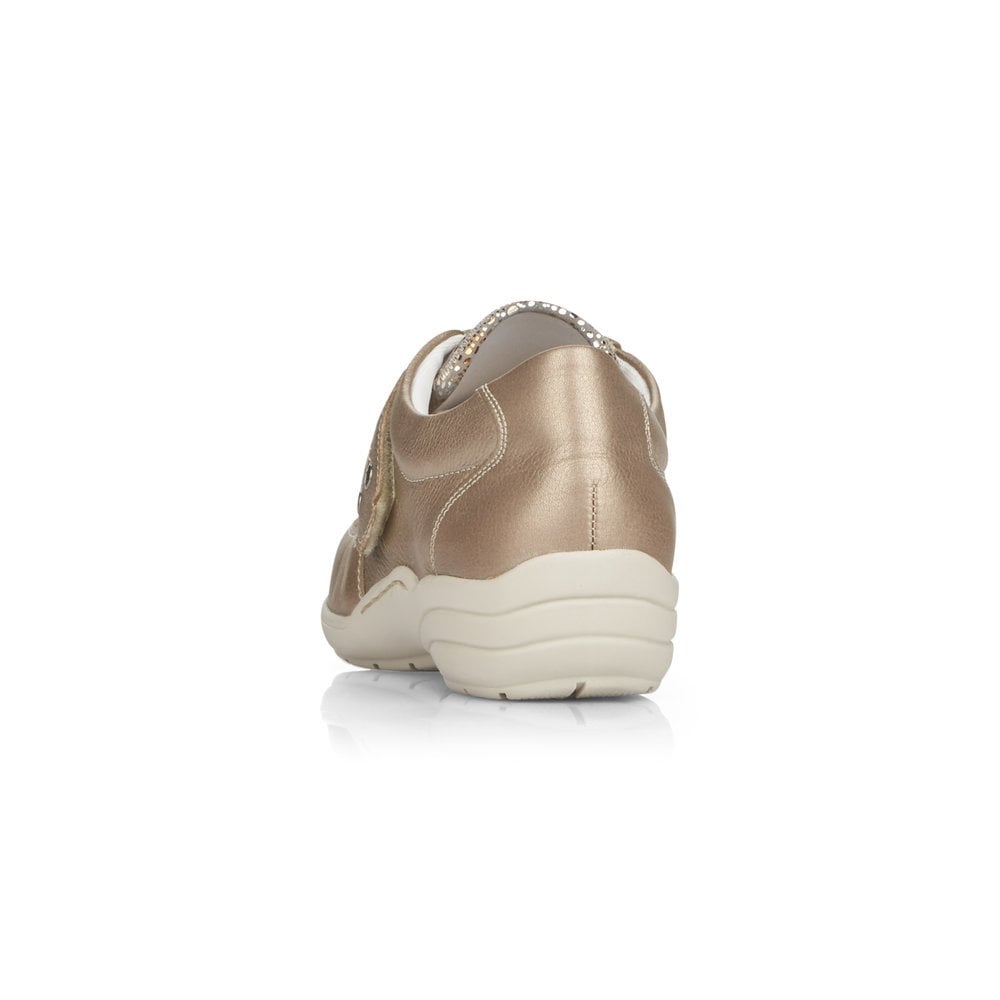 Remonte Ladies Bronze Slip On Shoes R7632-90