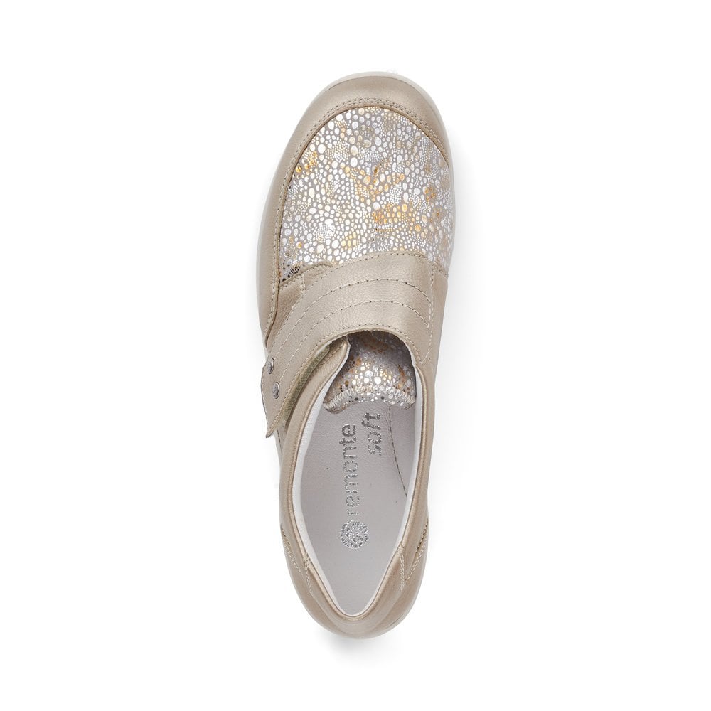 Remonte Ladies Bronze Slip On Shoes R7632-90