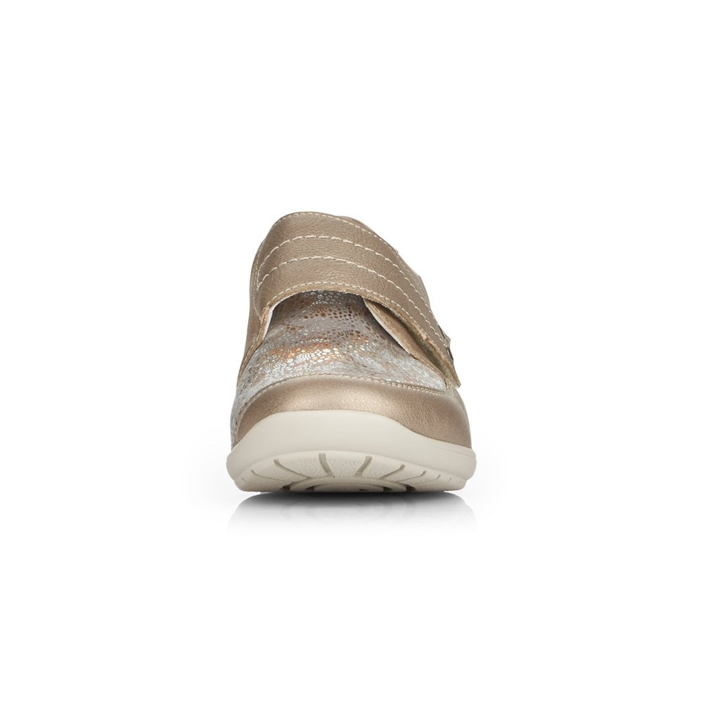 Remonte Ladies Bronze Slip On Shoes R7632-90