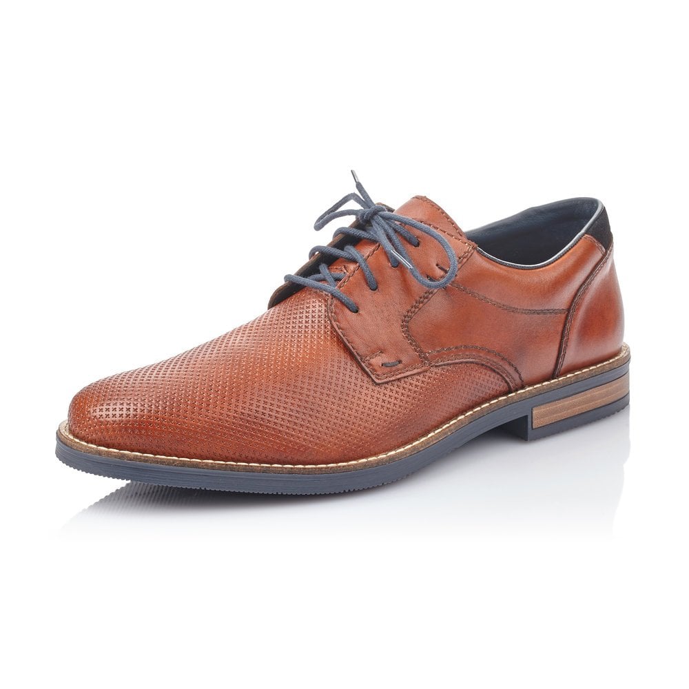 Rieker Mens Brown Leather Lace-Up Shoes 13511-24 – Shoes