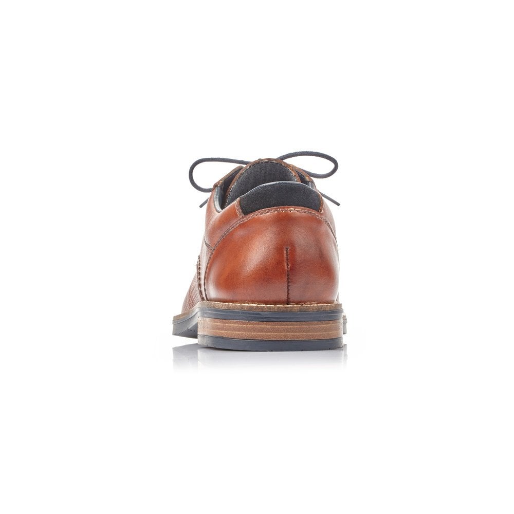 Rieker Mens Brown Leather Lace-Up Shoes 13511-24