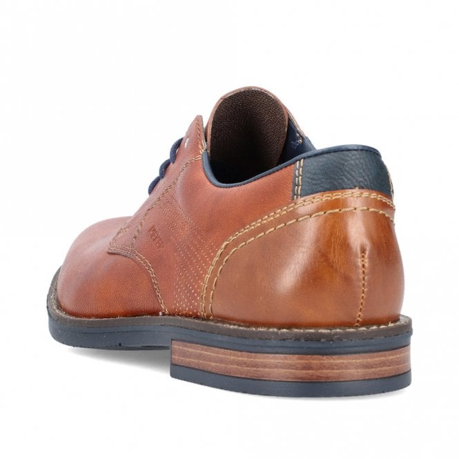 Rieker 13516-22 Mens Brown Leather Shoe