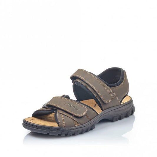 Rieker 25051-27 Mens Brown Sandal