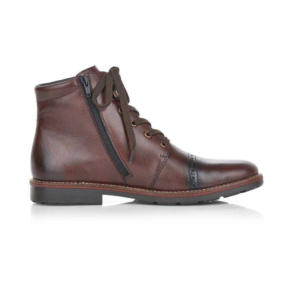 Rieker Men's Brown Lace Up Ankle Boots 35300-25