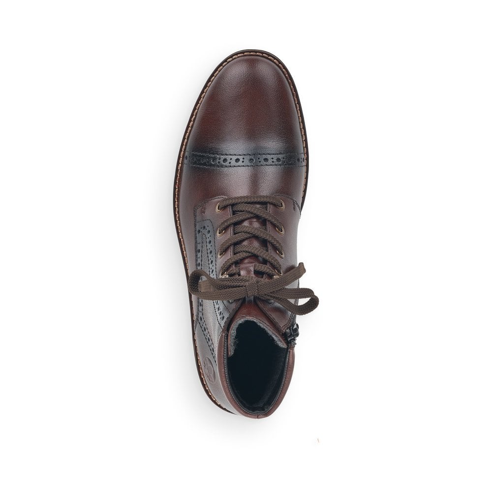 Rieker Men's Brown Lace Up Ankle Boots 35300-25
