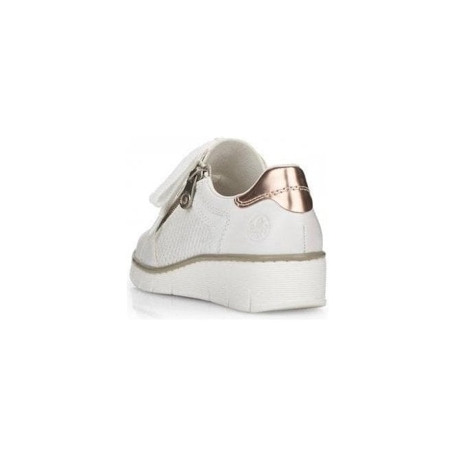 Rieker 53703-80 Ladies Hartweiss/Kupfer/Weiss