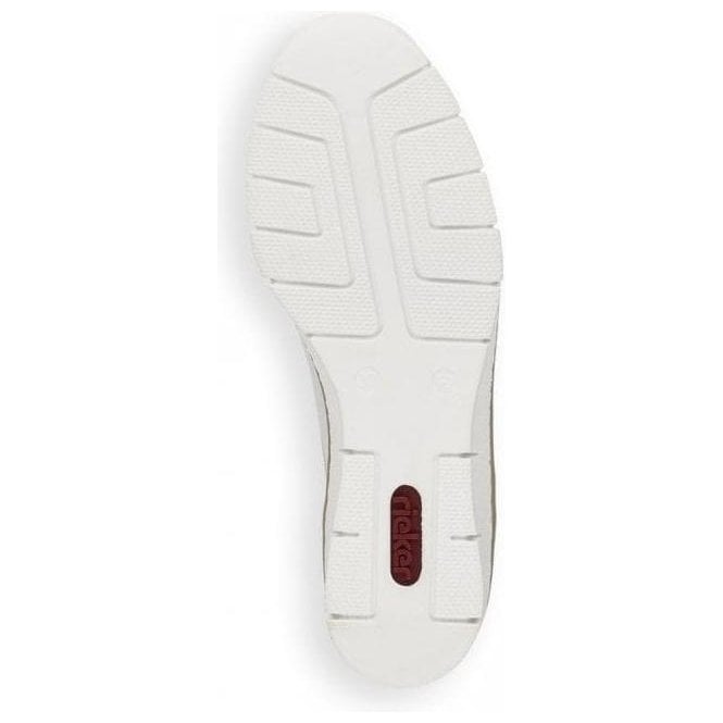 Rieker 53703-80 Ladies Hartweiss/Kupfer/Weiss