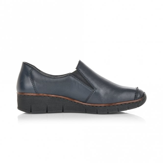 Rieker 53783-14 Ladies Blue Shoe