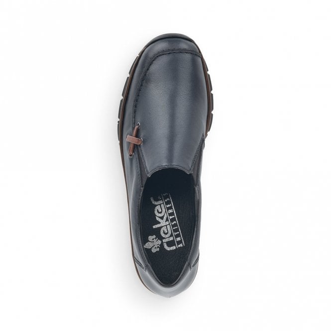 Rieker 53783-14 Ladies Blue Shoe
