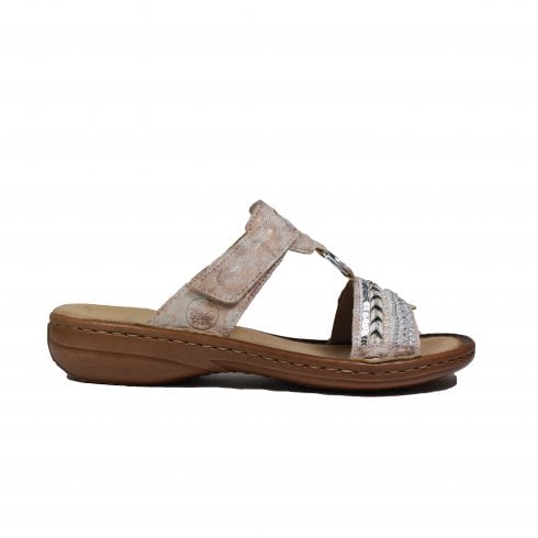 Rieker Ladies 608M6-31 Rose Sandal