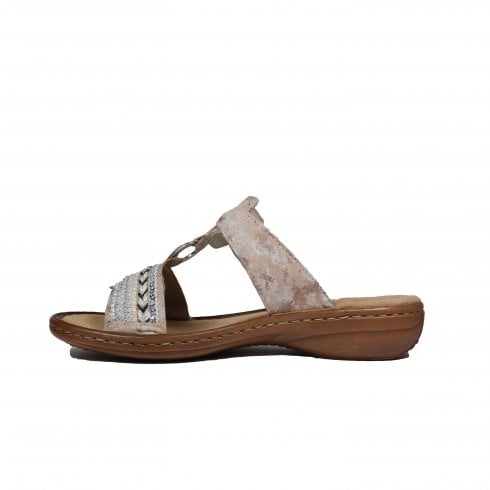 Rieker Ladies 608M6-31 Rose Sandal