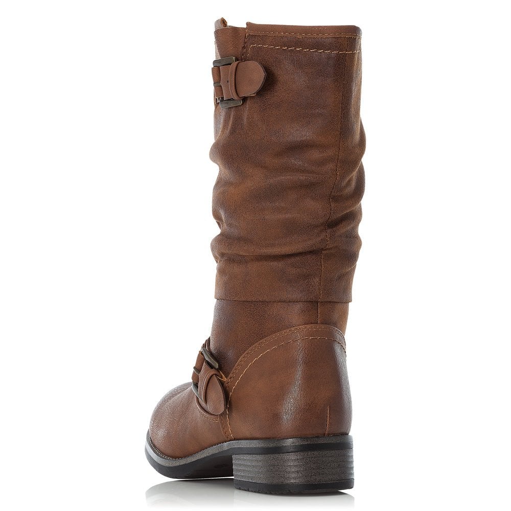 Rieker 3/4 Ladies Boot 98860-22 Brown