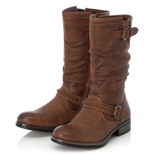 Rieker 3/4 Ladies Boot 98860-22 Brown