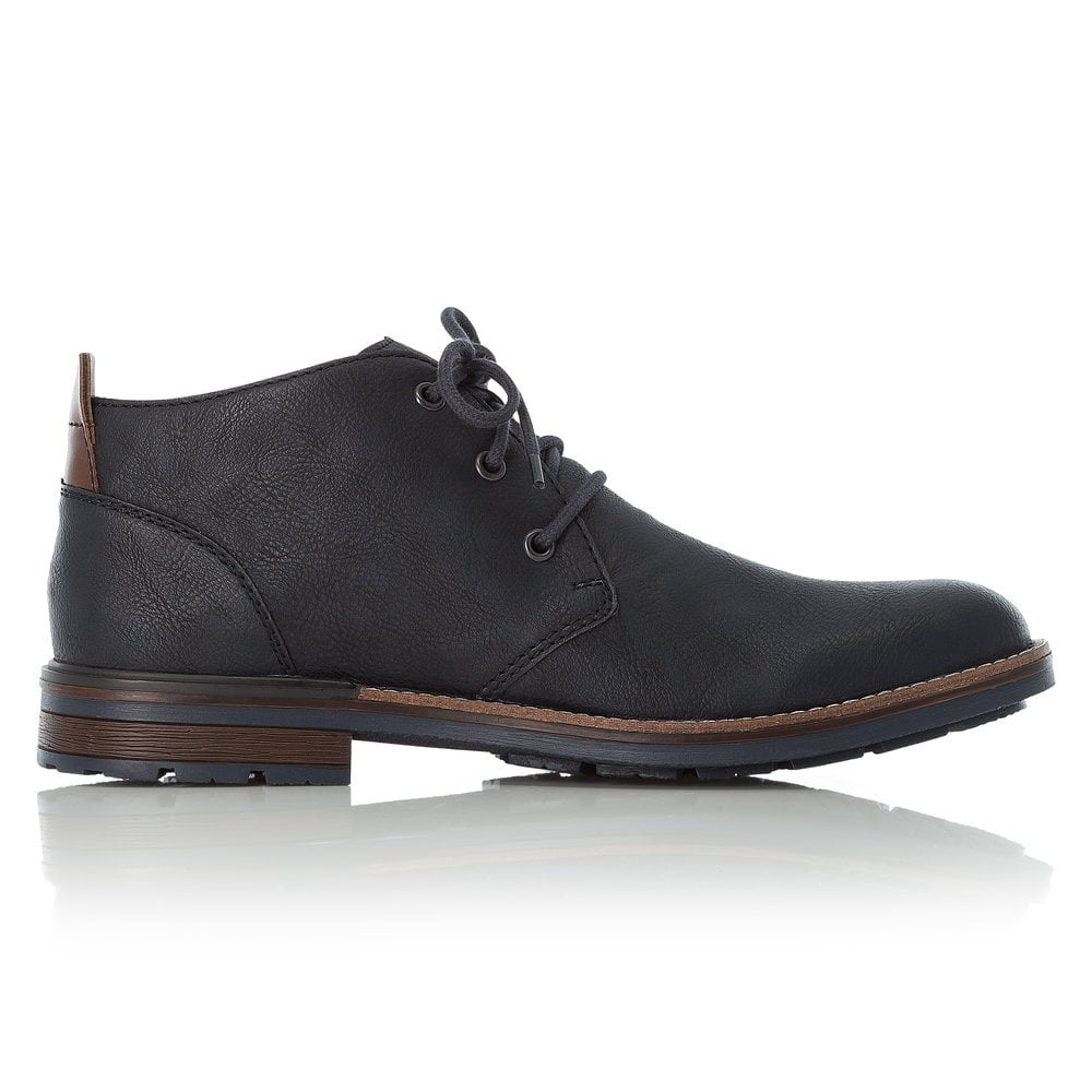 Rieker Mens Blue Ankle Boots B1340-14