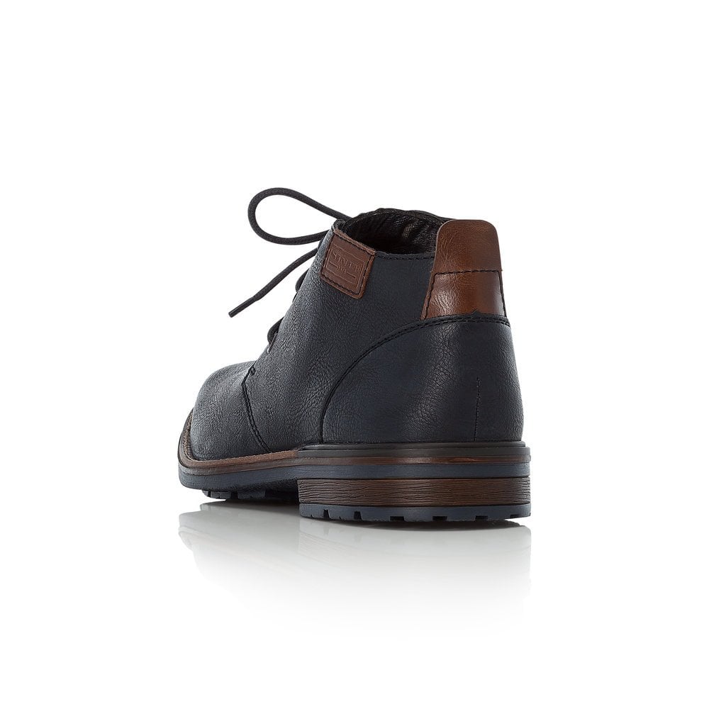 Rieker Mens Blue Ankle Boots B1340-14