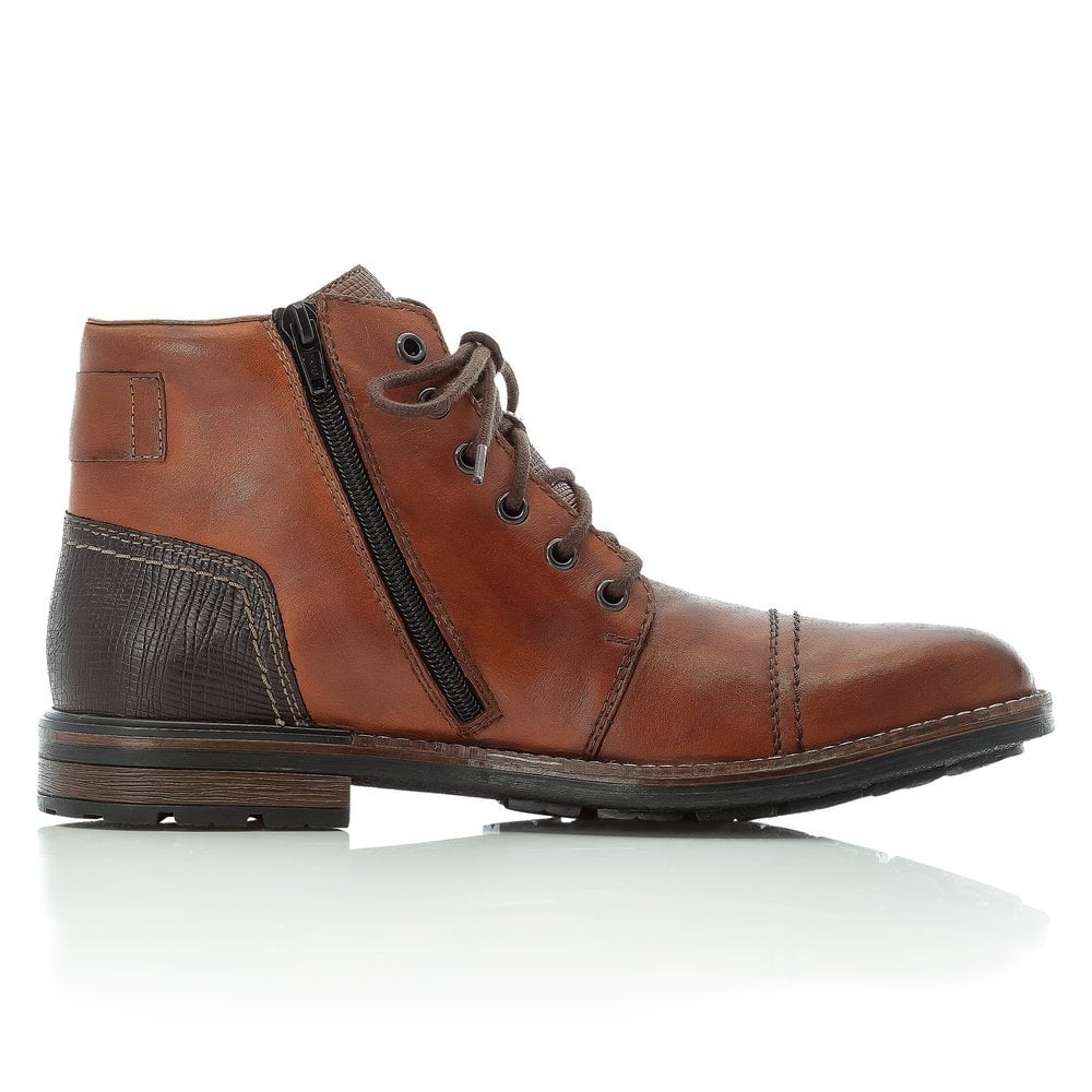 Rieker Mens Brown Ankle Boots F1340-22