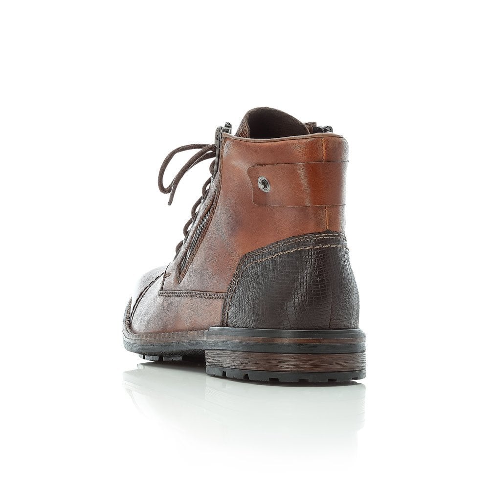 Rieker Mens Brown Ankle Boots F1340-22