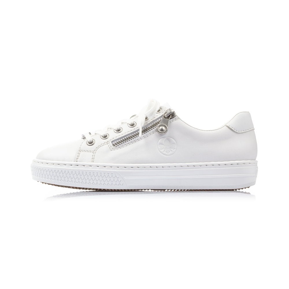 Rieker Ladies White Casual Trainers L59L1-80