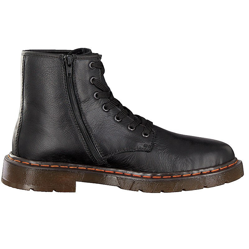 Rieker Mens Black Lace Up Boots 32601-01