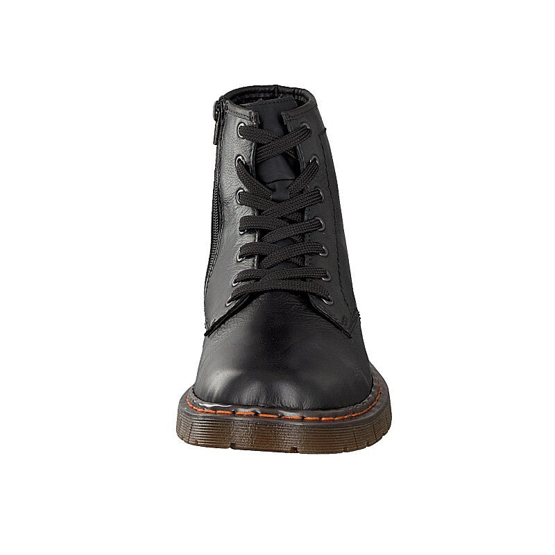 Rieker Mens Black Lace Up Boots 32601-01