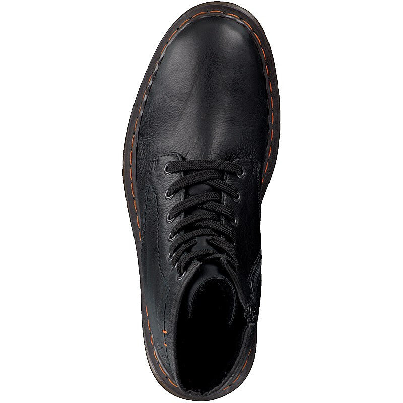 Rieker Mens Black Lace Up Boots 32601-01