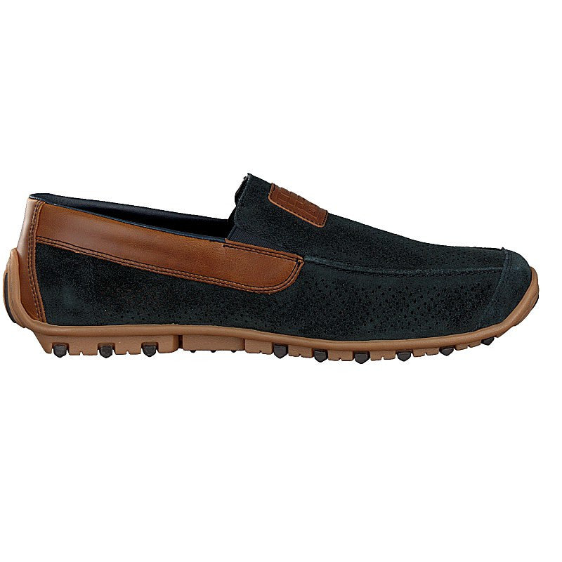 Rieker Mens Blue Slip-On Shoes 08977-14