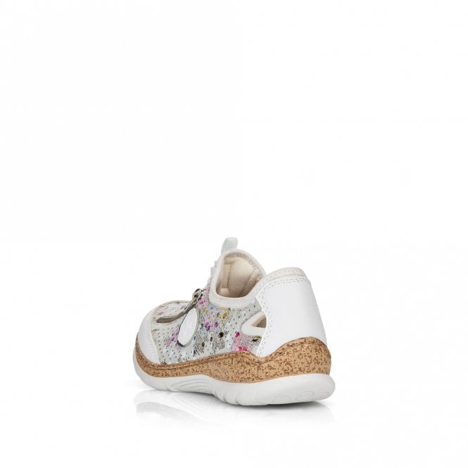 Rieker N42V1-90 Ladies Weiss/Offwhite-Multi