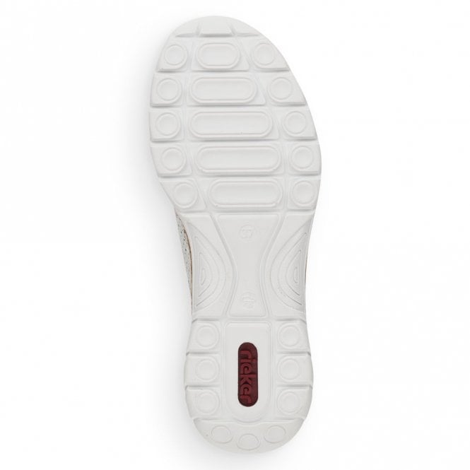 Rieker N42V1-90 Ladies Weiss/Offwhite-Multi