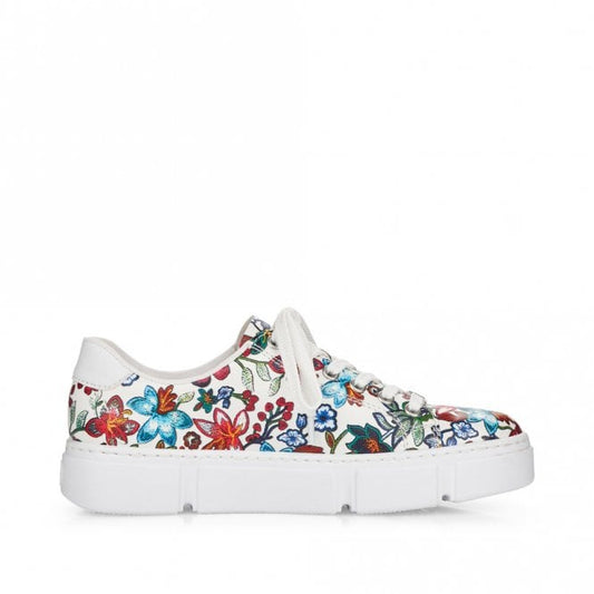 Rieker N59L1-90 Ladies Weiss-Colibri/Weiss