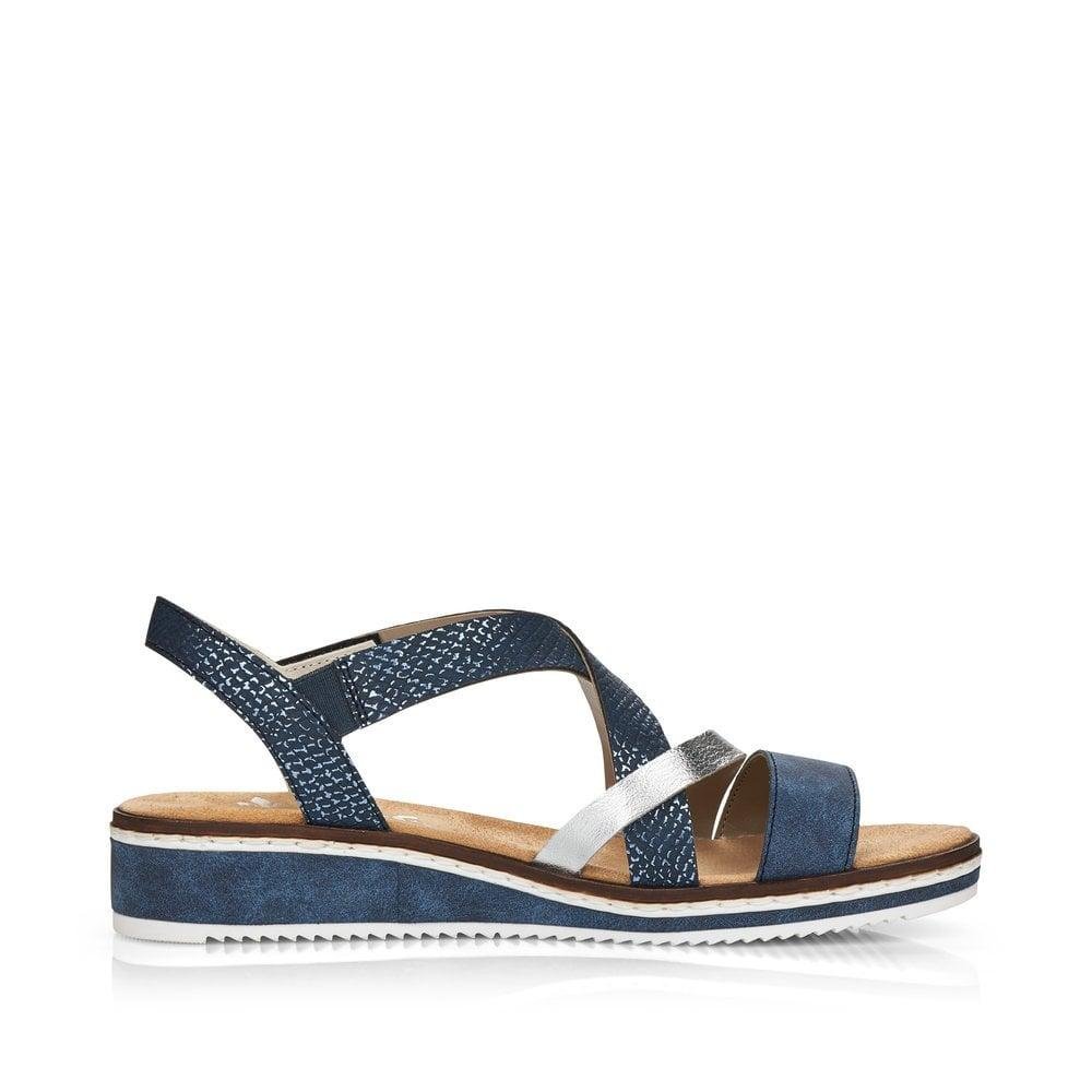 Rieker V3663-14 Ladies Baltik/Silber/Royal