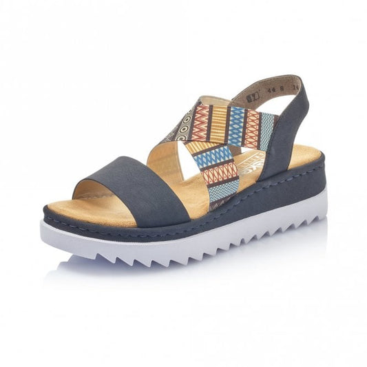Rieker V44G8-14 Pazifik Multi Ladies Sandal