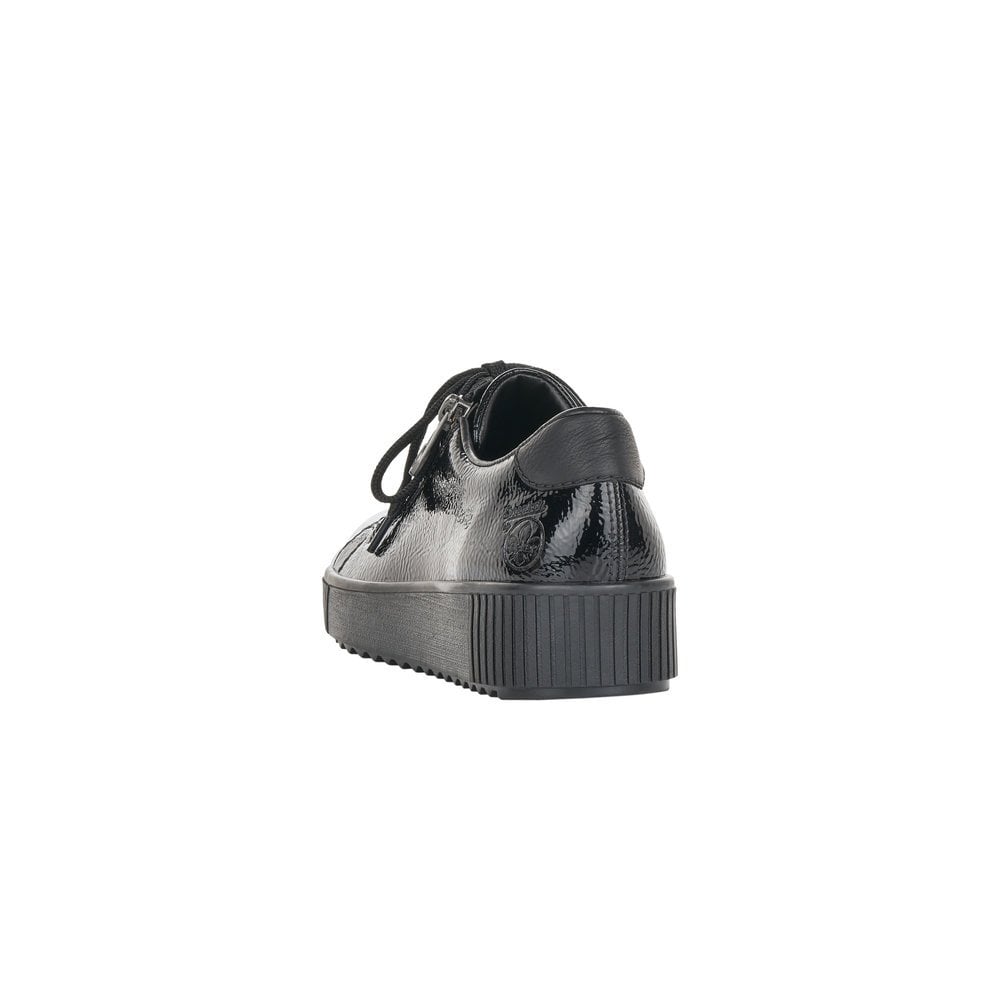 Rieker M6404-00 Ladies Black Casual Trainers