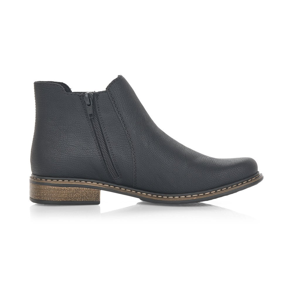 Rieker Z4994-00 Ladies Black Chelsea Boot