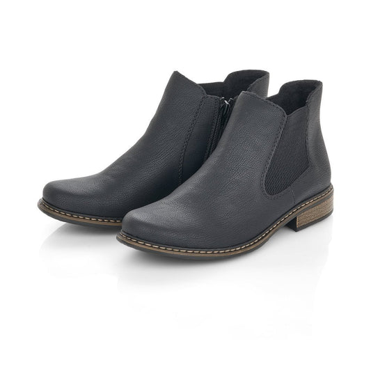 Rieker Z4994-00 Ladies Black Chelsea Boot