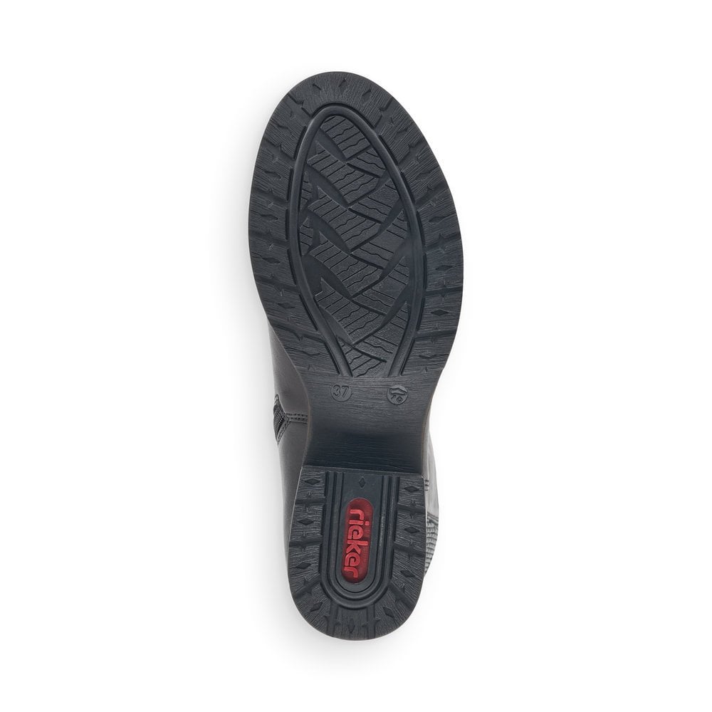 Rieker Z9591-00 Ladies Long Black Boots